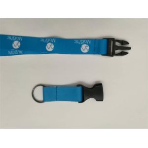 Personalized Printed Sublimation Woven Polyester Lanyard / Advertising Custom