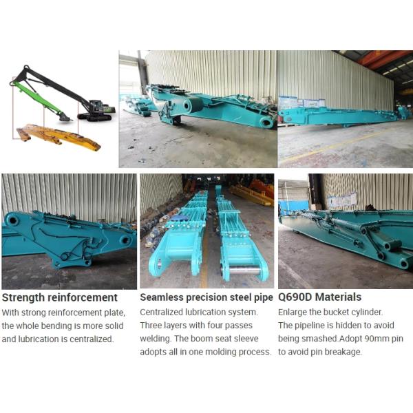 25-70 Ton Excavator Demolition Long Boom For High Rise Demolition