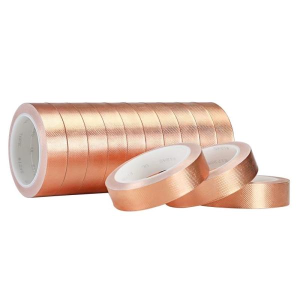 Quality 3M™1245 Double Sided Conductive Embossed Copper Foil Tape Applicable Electronic Shielding wholesale