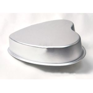 Heart Shaped Cake Pans Aluminum Mould Baking Chiffon Cake Mold With Anodizing