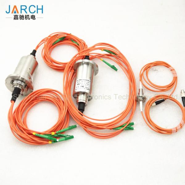 Quality 360° Rotating Fiber Optic Rotary Joint Eight Channels With 850-1650nm Wavelength wholesale