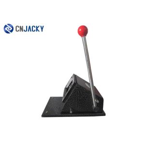 Heavy Duty Mini Manual Plastic Card Die Cutter , Employee Card Round Corner