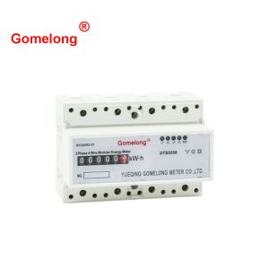 Factory supply Three phase 7P Din-rail energy meter with rs485 electronic watt