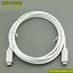 Reversible USB3.1 Type C Male to Male Connector Data Cable 3ft for Apple MacBook