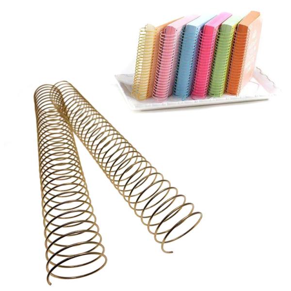 Quality SGS ID 6.4-50mm Metal Spiral Binding For Desk Calendar Notebook wholesale