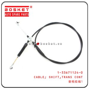 ISUZU FSR33 MBJ6T Transmission Control Shift Cable 1-33671124-0 1336711240