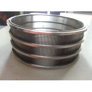 Triangle Wedge Wire Centrifuge Partitioning Basket with Galvanized Surface