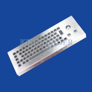 20mA IP68 Industrial Keyboard With Trackball Vandal Proof