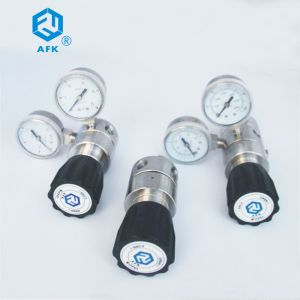 AFK Adjustable Oxygen Nitrogen Argon Regulator 6000 Psi 1/4NPT Female Body