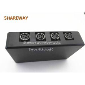 108 * 66 * 26mm PoE RJ45 Connector 214840REVA Black Color With RoHS