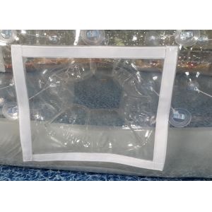 Clear PVC Double Layers Inflatable Bubble Tent 8m Diameter Exhibition