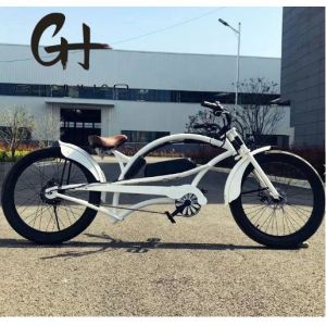 Cheap Men's 24inch 3.0 Tire 48V 17AH OEM/ODM 750W 28MPH Single Speed Bafang Motor Display Chopper Electric Bicycle for sale