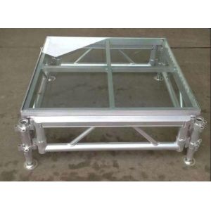 China 1.22*1.22m High Hardness 18mm Acrylic Stage Platform 380KG/square Meter on sale