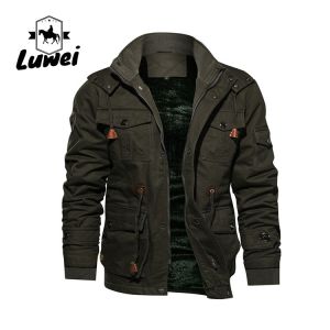 Winter Casual Coats Men Slim Thick Pilot Utility Male Jaket Windbreaker Hombre