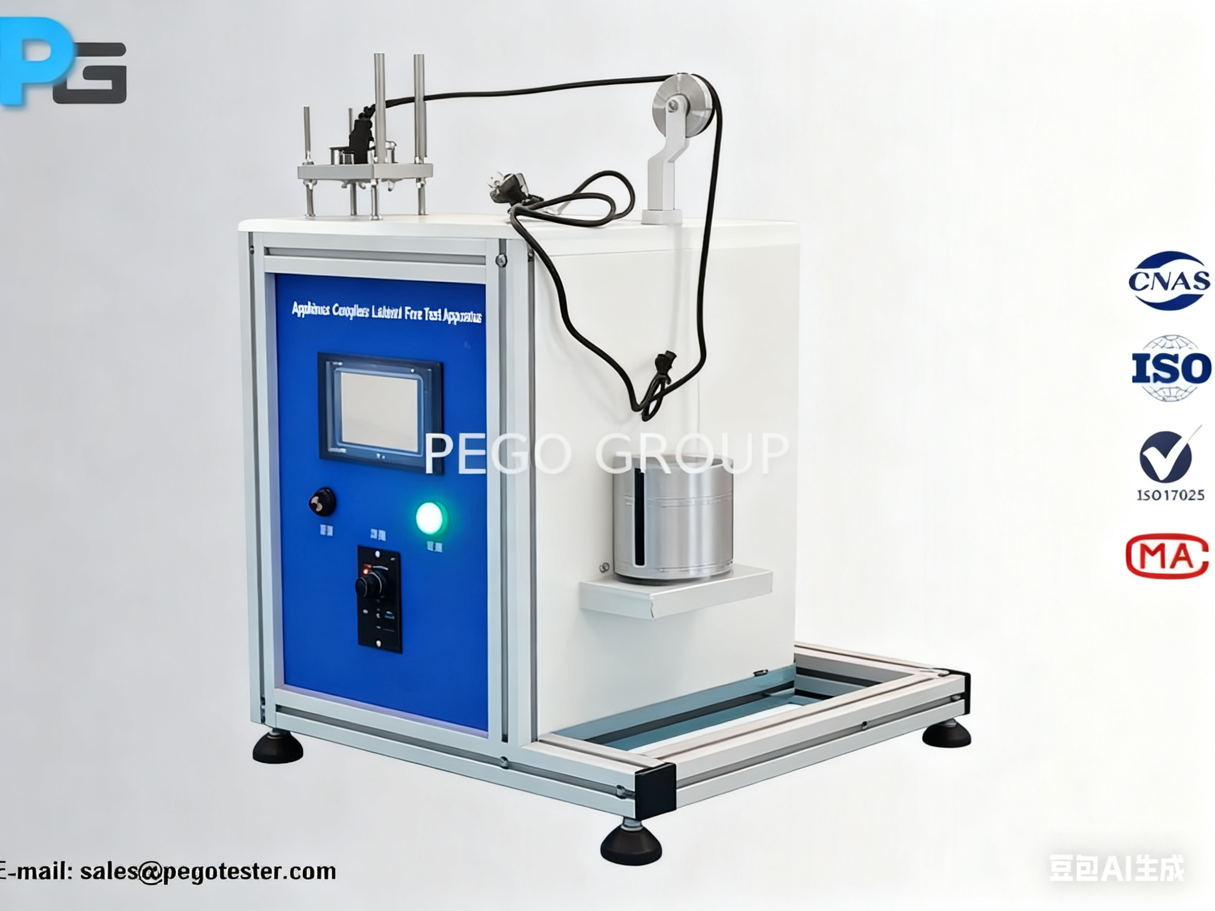 Cheap IEC60320-1 Compliant Lateral Pull Test Apparatus with PLC+5 Inch Touch Screen Control for 6N/35N/50N Pull Force Testing for sale