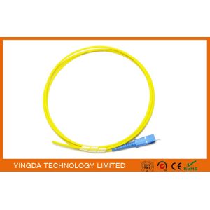 Optical Pigtail SC UPC SM Simplex 3mm 1Meter Yellow Optical Cable LSZH G.652D
