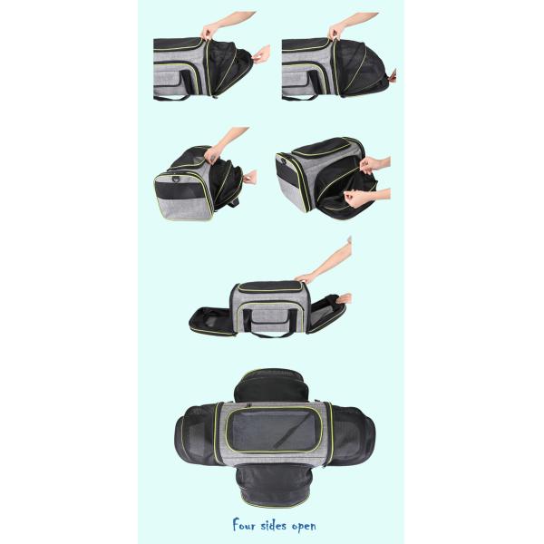 Portable Expandable Soft Sided Pet Carrier