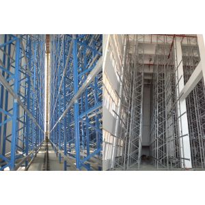 Rack Supported ASRS Racking System Anti Seismic With PU Foam Board Cladded