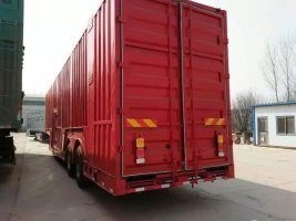 Compact Design 2 Axle Car Carrier Trailer with Fuwa/BPW Axle and High Qualit