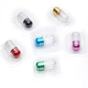 Cheap Capacity 500mg Customized Mini Single Empty Pill Capsules With Clear for sale