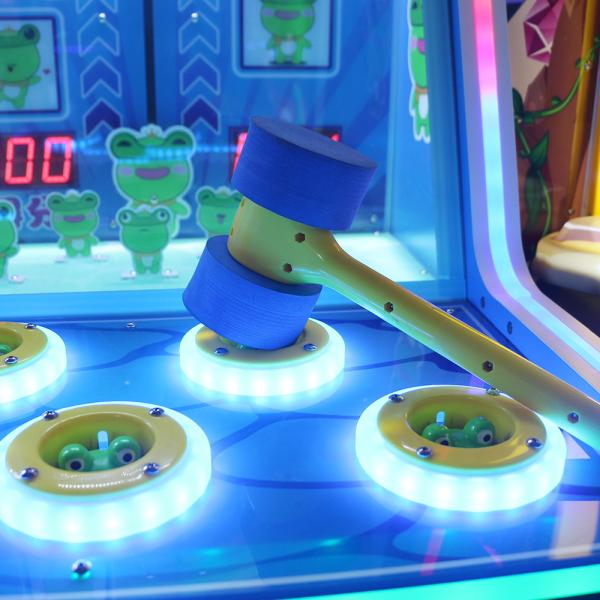 Street 4 Person Arcade Cabinet With Games Kids Coin Operated Hammer Beat