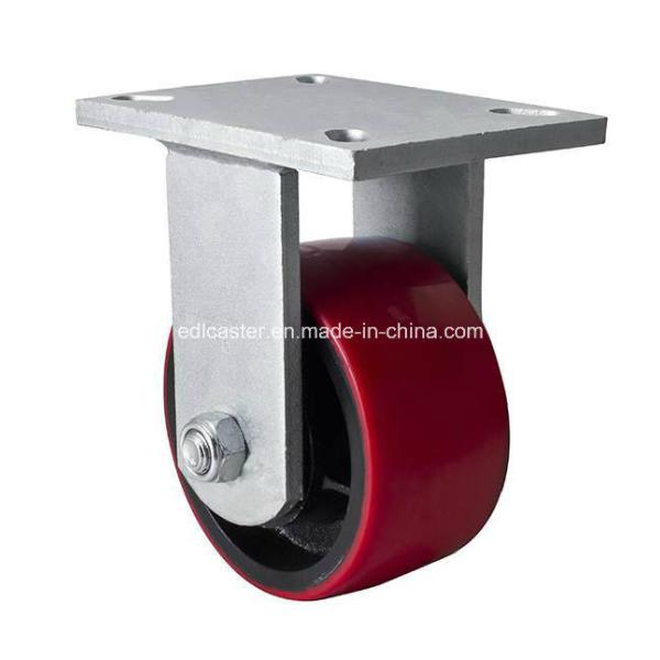 Quality Zinc Plated 6" 1300kg Rigid TPU Caster 9306-86t Customization wholesale