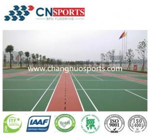 Cheap Wear-Resistance and Anti-Seepage Silicon Polyurea Tennis Sports Flooring,Non-Toxic for sale