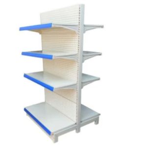 Factory custom metal gondola convenience store shelving heavy duty