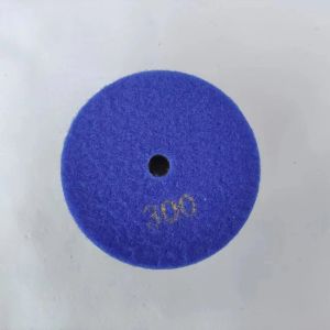 Granite Marble Floor Polishing Pad 4inch Wet Dry Resin Sandpaper 100mm Handle