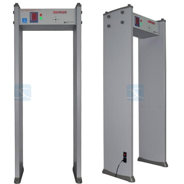 2022 best-selling walk-through metal detector door 6 zones 100 sensitivity