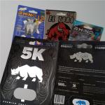 3D Card Blister Pack Packaging Custom Printed Paper Card Rhino 7 Jaguar 30000