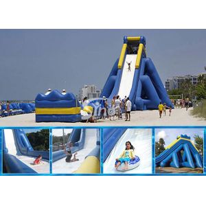 Giant hippo inflatable water slide for adults with pool ended from China