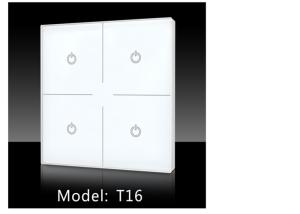 Cheap 4 Zone Touch Panel LED Light Controller With DMX512 Master And RF 2.4G Remote for sale