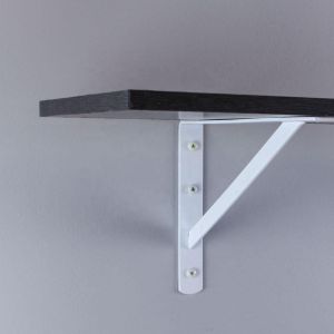 Custom Powder Coated Black Carbon Steel Furniture Bracket for Floating Shelf