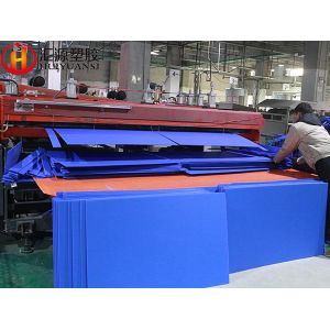 18"x24" Correx Fire Retardant Sheets , Blue Corrugated Plastic Sheets