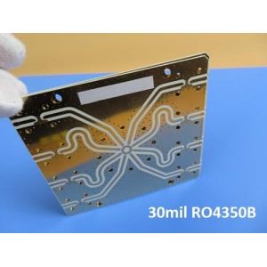 High Frequency PCB Rogers 30mil 0.762mm RO4350B PCB Double Sided RF Circuit