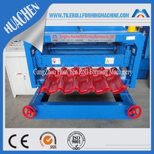 Quality 7.5 Kw Corrugated Sheet Metal Rolling Equipment With 4 - 8 M/Min Forming Speed wholesale