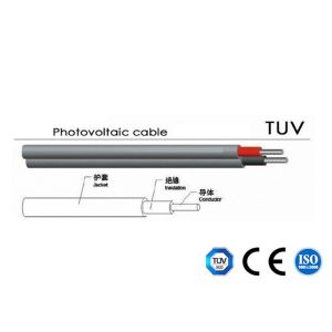 China H1Z2Z2-K 1x4mm2 Electrical Dc Solar Wire Photovoltaic Wire 100m / Roll Packing on sale