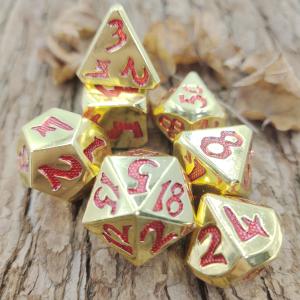 Cheap Luxury Polyhedral Dice Set Of D4, D6, D8, D10, D12, D20 And D% For RPG Card Games for sale