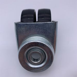 50mm Twin Wheel Nylon Castors With Top Bolt Hole Double Wheels Caster