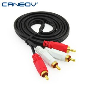 Red And White 1.5M Audio Cable 2RCA Double Head