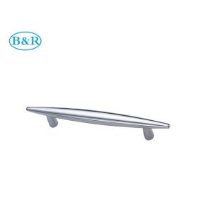 China Chrome Aluminum Cabinet Handle B008 / Aluminum Pull Handles Customized Acceptable on sale