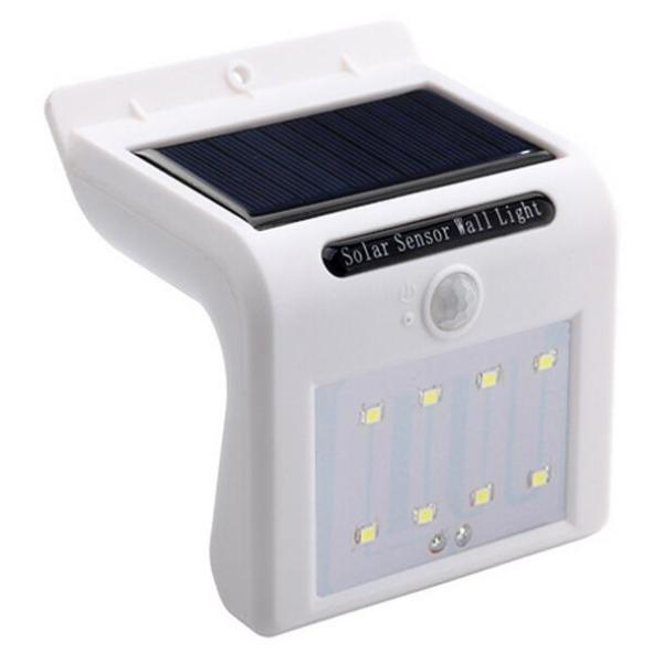 Solar Lights 8 LED Wireless Waterproof Motion Sensor Outdoor Light for Patio, Deck, Yard, Garden