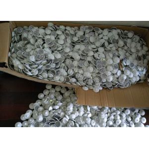 Stainless Steel Self Locking Washer With White Plastic Cap For Fixing 12Ga Pin