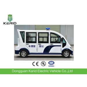 8 Seats Enclosed Passenger Cabin Electric Sightseeing Car With Horn Speaker For