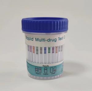 China Rapid Multi-Drug Test Urine Cup Cassette Kit AMP/ BAR/ BUP/ BZO/ COC/ COT/ ETG/ FYL/ K2/ KET/ MAM/ MDMA on sale