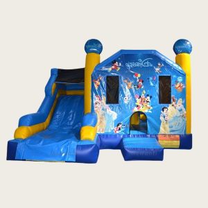 Custom Logo Printed PVC Mermaid Inflatable Jumping Castle Bounce House with