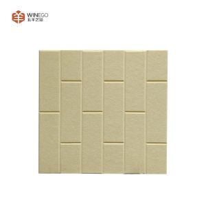 Simple Installation V-Grooved Polyester Acoustic Panel For Cinemas Wall