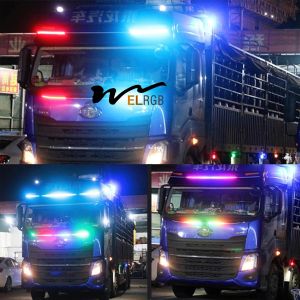 DC24V RGB Truck Led Strip Vehicle LED Work Lights Emergency Vehicle Led Strip