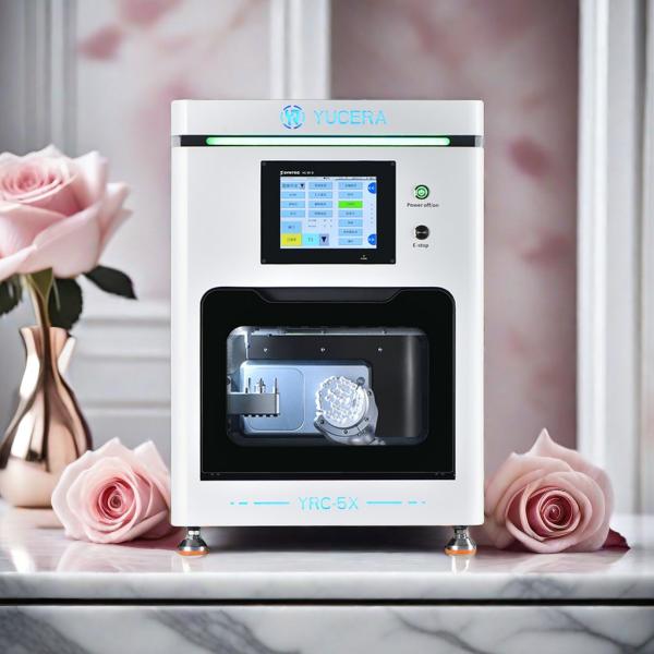 Yucera Newly Released 5 Axis Wet Dry Zirconia Milling Machine for Dental CAD CAM